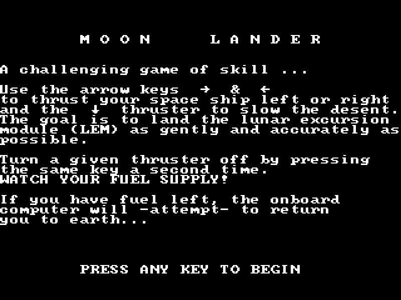 Moon Lander